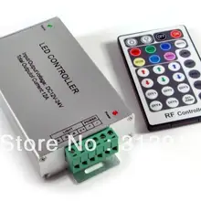 RF 28-клавишная светодиодный RGB контроллер(Алюминий); DC12-24V вход переменного тока, Макс 4A* 3 выходной канал