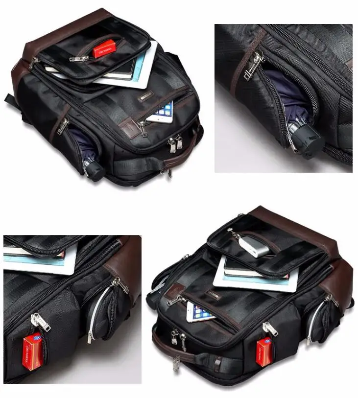 Mochila de viaje multifuncional para hombre y mujer Mochila para hombre grande rugzak para ordenador portátil de 15,6 pulgadas Mochila de estilo informal