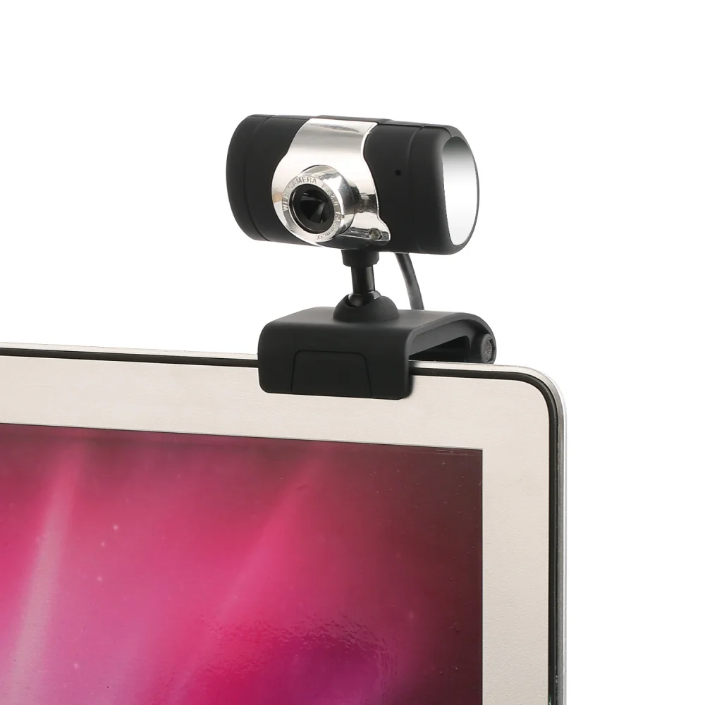 HXSJ 480P веб-камера 1 светодиодный ПК камера с поглощающим микрофоном Микрофон для Skype для Android tv Вращающийся USB веб-камера Компьютерная камера