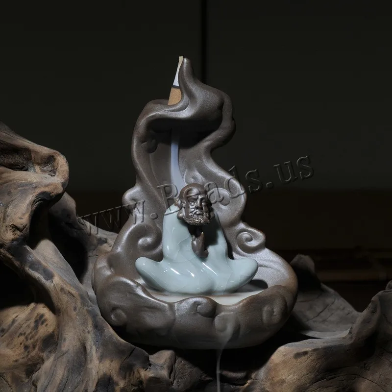

Backflow Incense Burner Creative Smoke Flow Waterfall Incense Holder Censer Traditional Home Decor Use In Home Office Teahouse