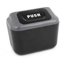 Авто мусорное ведро контейнер для мусора Серый Черный w крюк