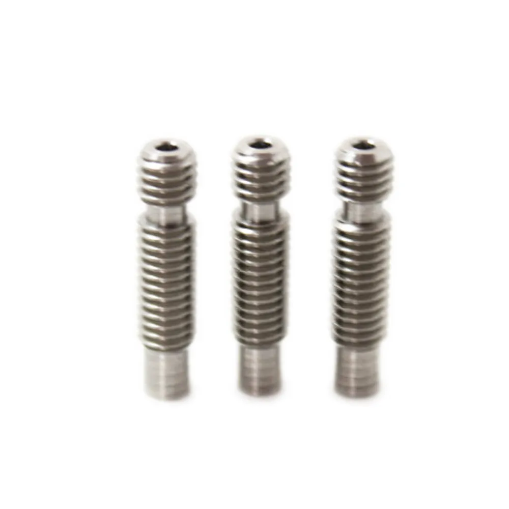 8 نوع! 5 قطع 3D الطابعة فوهة الحلق مع تفلون أنبوب أو جميع المعادن أو 4.1 ملليمتر من خلال حفرة لعام 1.75 أو 3.0 ملليمتر 3D V5 & 3D V6 J-رئيس