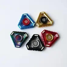 10 шт./лот треугольные флуоресценции King Kong Спиннер антистресс ручной Спиннер для пальцев Спиннер Игрушка фокус Tri уменьшить нагрузку