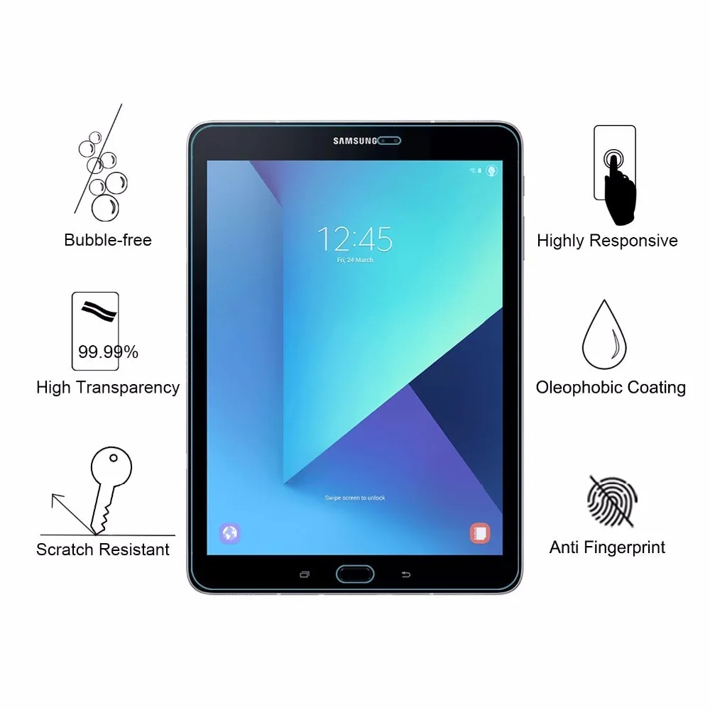 Ссылка для Лидия мусалы для Samsung Galaxy Tab 10.1 T580 9 H 2.5D Планшеты закаленное Стекло Экран протектор Плёнки без упаковки