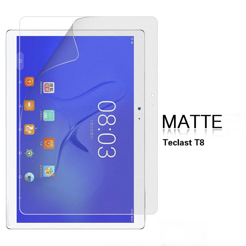 Передняя HD прозрачный глянцевый пленка для Teclast T8 8," T10 10,1" матовая пленка против отпечатков пальцев Антибликовая Защитная крышка для экрана - Цвет: 3pcs Matte T10