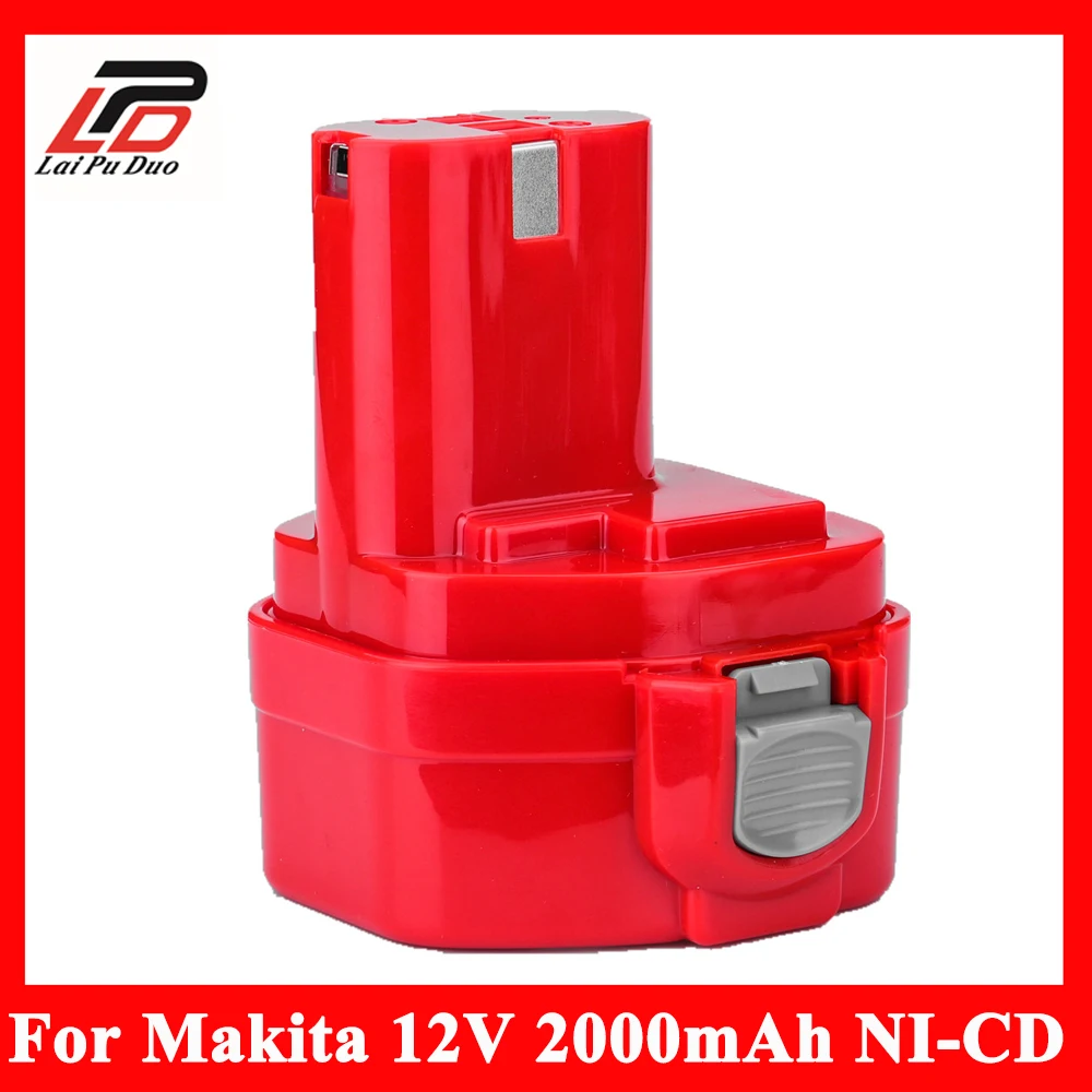 

Replacement For Makita 12V 2000mAh Ni-CD Power Tools Battery for Mak Drill 1233SB 1220 1222 1235 1233S 1233S 192681-5 1235A PA12