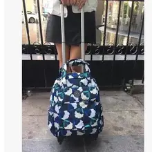 Женские дорожные сумки на колесиках, женские дорожные сумки на колесиках, рюкзаки на колесиках, Оксфорд, сумки на колесиках