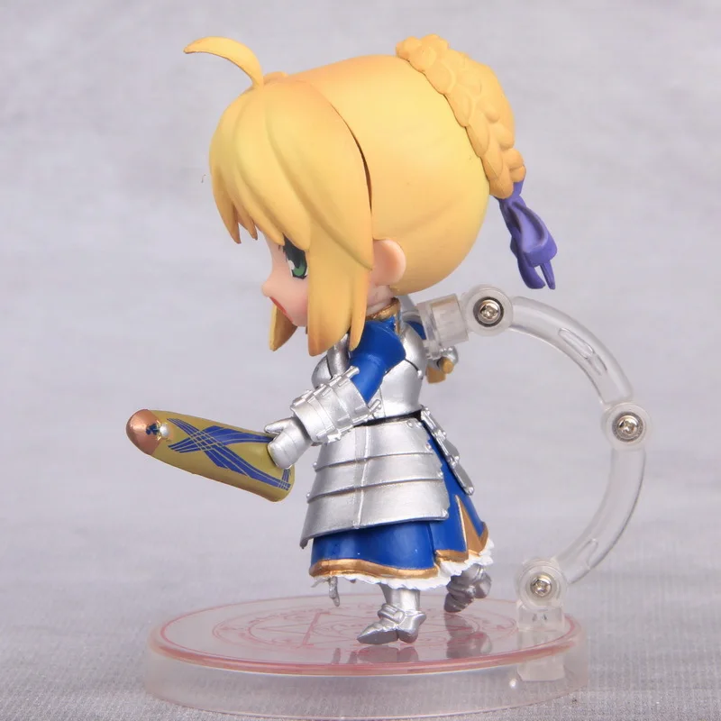 Nendoroid 121 saber Anime Comic Fate Stay Night Fate Zero Gilgamesh Golden Cute Good Smile Nendoroid 410Figure Toys (13)