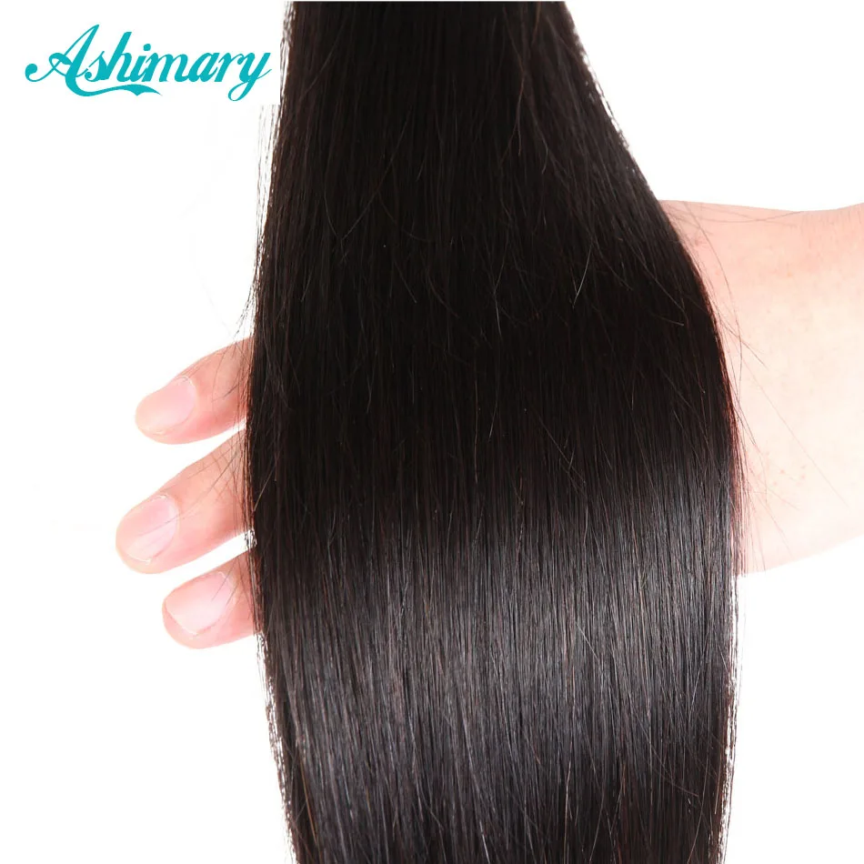 Ashimary волосы продукты малазийские прямые Remy 1B человеческие пучки 1/3 шт 8 &quot 28&quot