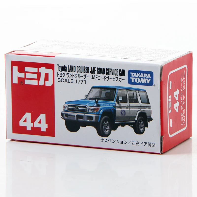 Takara Tomy Tomica 1/71 Toyota Land Cruiser JAF дорожный сервис машина металлическая литая модель автомобиля Игрушечная машина Новинка#44