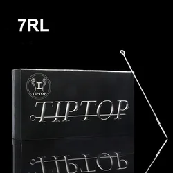 50PCS TIPTOP Premium Tattoo Needles 7RL Disposable Sterilze 7 Round Liner Tattoo Needles Free Shipping
