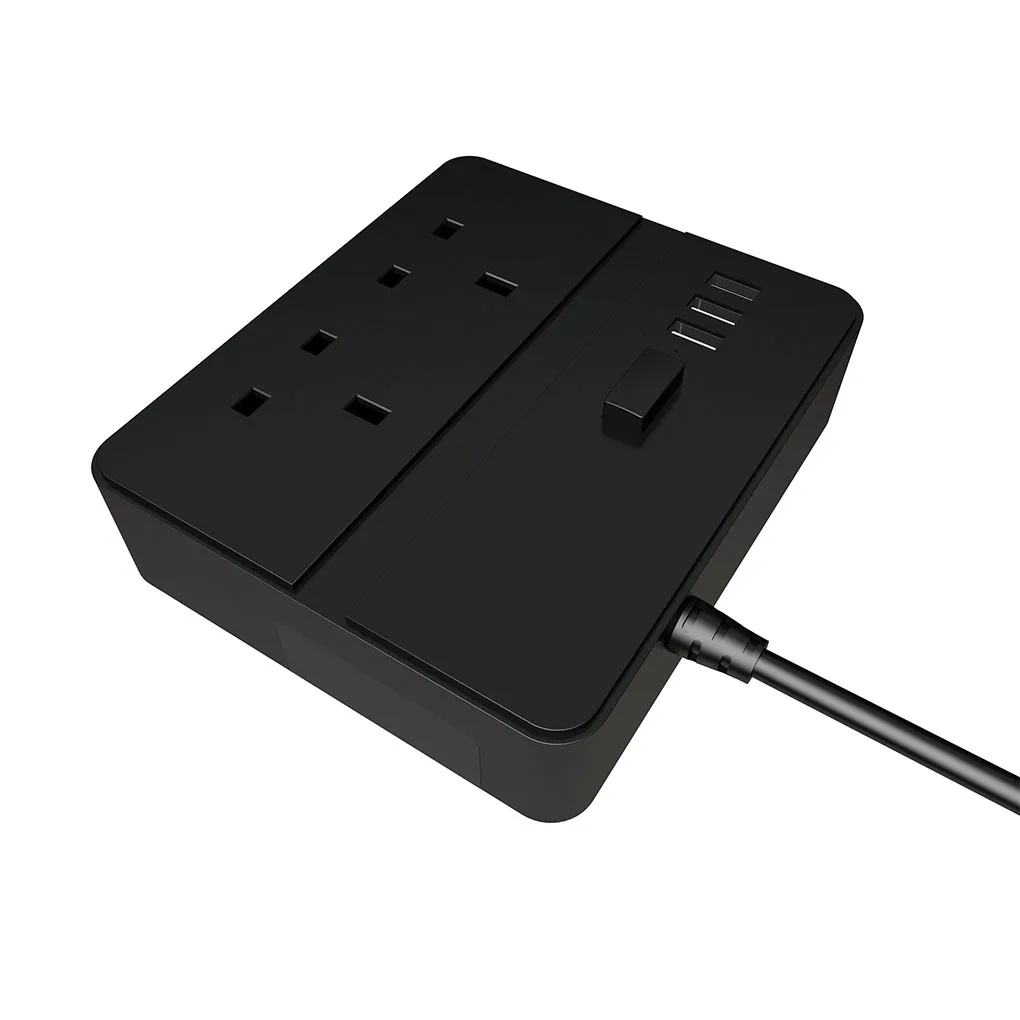 

Power Strip Socket Portable Strip Plug Adapter with 3 USB Port Multifunctional Smart Home Electronics UK Plug