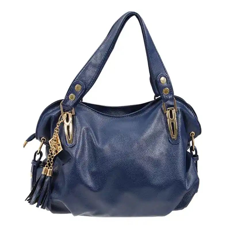 

Luxury Ladies PU Shoulder Bag Satchel Cross Body Tote Handbag Blue