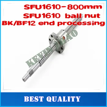 

16mm 1610 Ball Screw Rolled C7 ballscrew SFU1610 800mm with one 1610 flange single ball nut for CNC parts