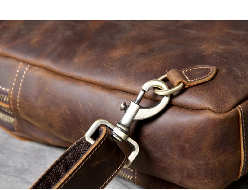 Woosir Mens Single Strap Backpack Leather Chest Bag