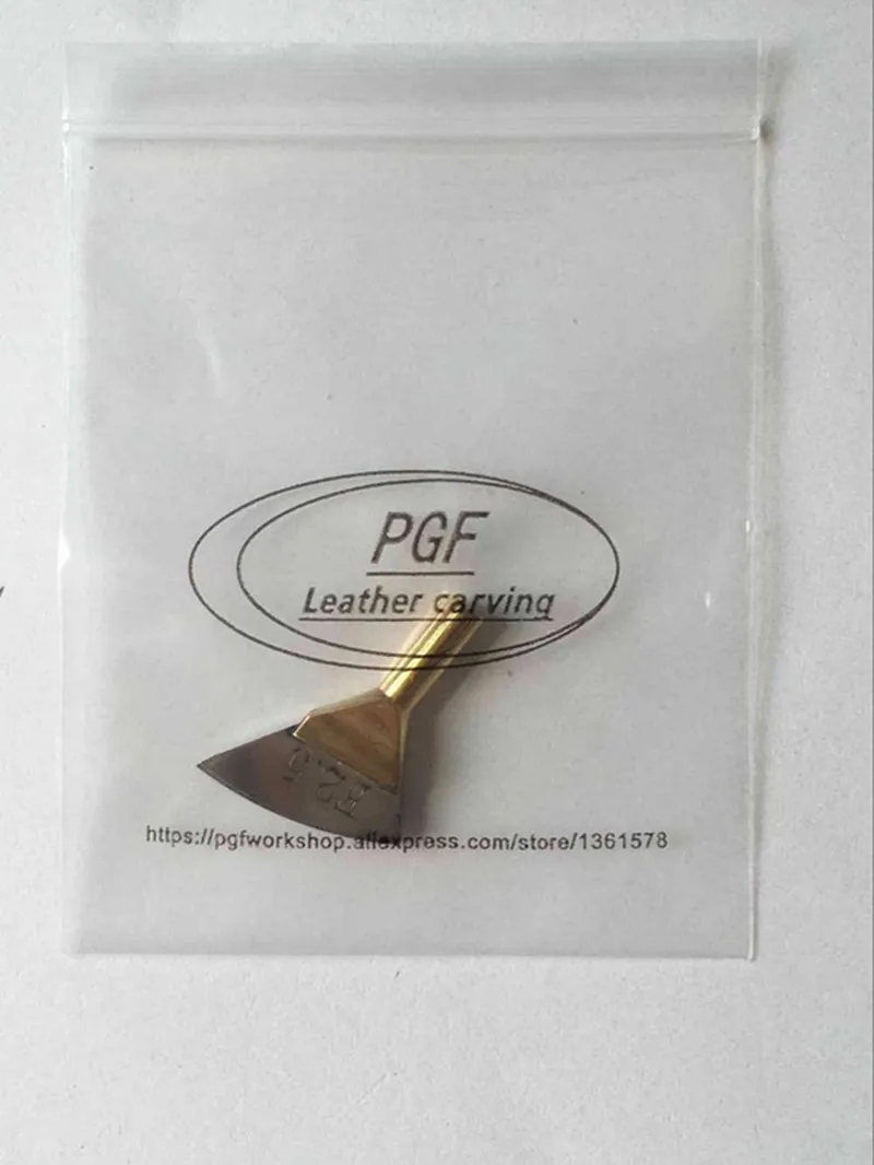 F2.5(2 мм) вентилятор и круговой паз давление в то время как металлическая головка PGF-F2.5 кожа резьба инструменты кожа ремесло инструменты