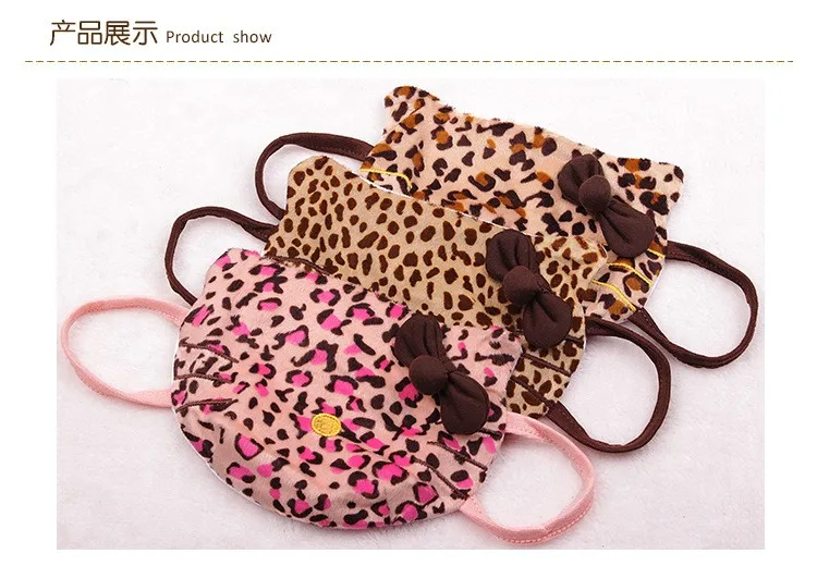 Кошка маска серия han модные теплые зимние теплые дышащий чесаный хлопок взрослые женский Кот голова лук повесить типа уха