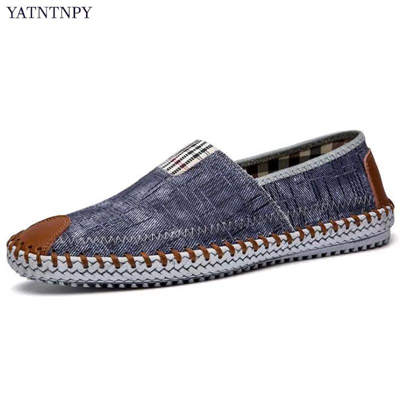 

YATNTNPY Men Casual Shoes ,Comfortable Canvas Shoes For Man , slip-on espadrilles Leisure flat sneaker zapatos hombre
