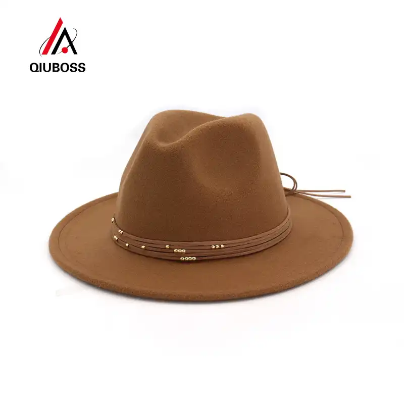 flat brim fedora hat