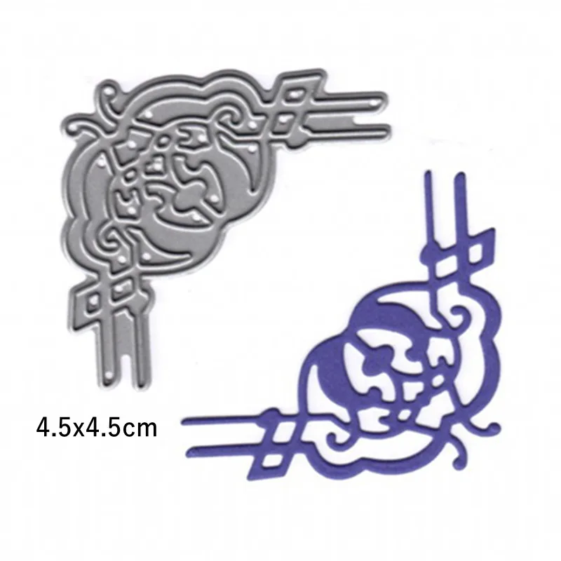Различные кружевные уголки формы металлические режущие штампы трафарет скрапбук альбом тиснение для подарочной карты декор ручной работы - Цвет: H1018
