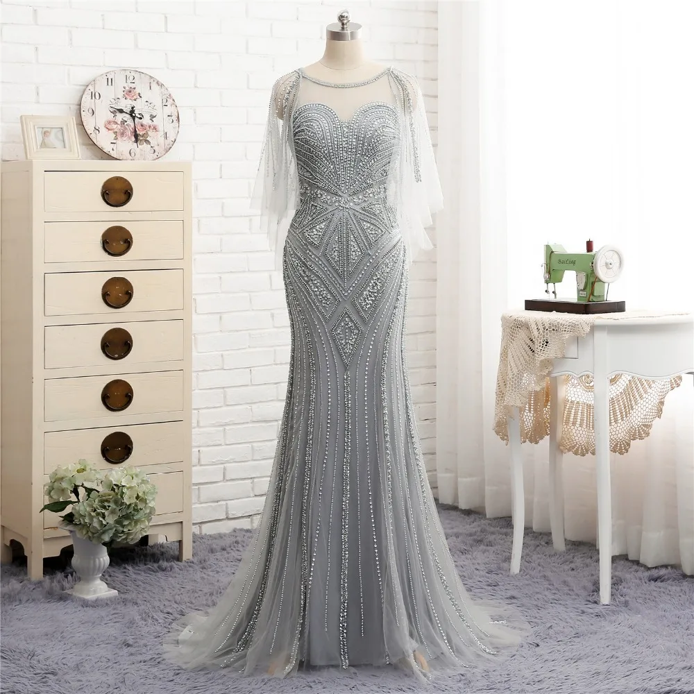 Terbaru Gaun Desain Gary Evening Gowns Untuk Wanita Elegan Tulle Terbaru Gaun Desain Gary Evening Gowns Untuk Wanita Elegan Tulle