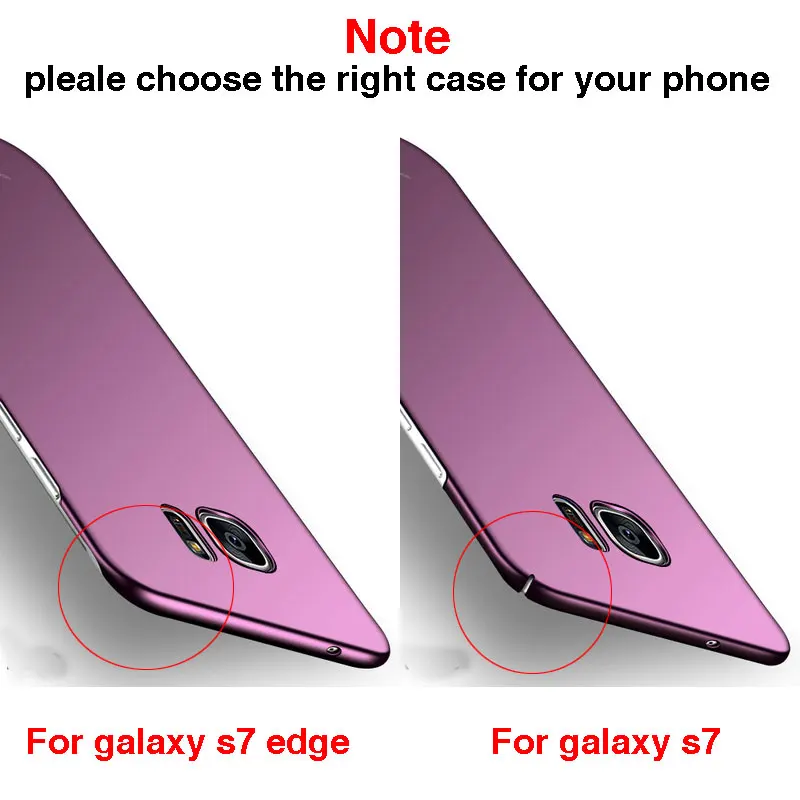 Чехол Msvii для Samsung Galaxy S7 Edge чехол Ультратонкий Твердый из поликарбоната чехлы|for