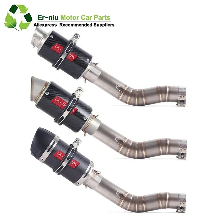 

GSXR1000 GSX R1000 GSXR 1000 Motorcycle Exhaust Modified Middle Link Pipe Full System Slip-On For suzuki GSXR1000