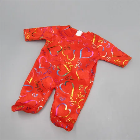 Кукла Одежда для 43 см игрушки Новорожденные куклы аксессуары розовый сиамский ползать одежда детская одежда - Цвет: M--295