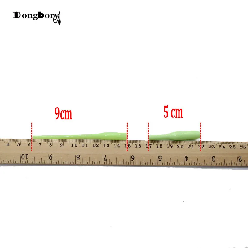 Dongbory 10 шт., светящиеся обжимные протекторы для рыбалки, флуоресцентные зеленые светящиеся приманки для глубоких падений, приманки и приманки, Светящиеся Рукава