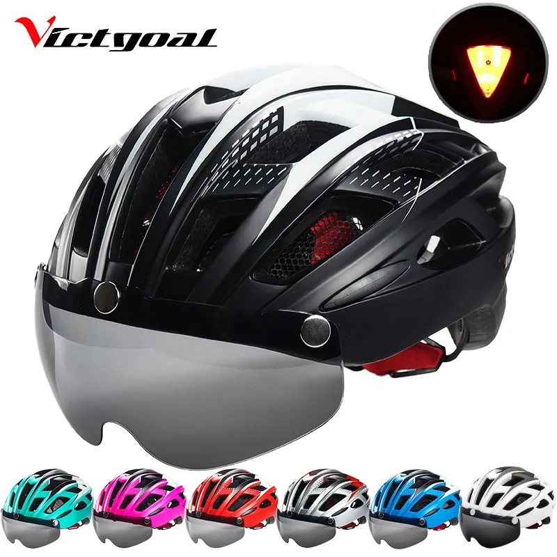 VICTGOAL Mountain Road Bike Helmet Light MTB Bicycle Helmet For Men
