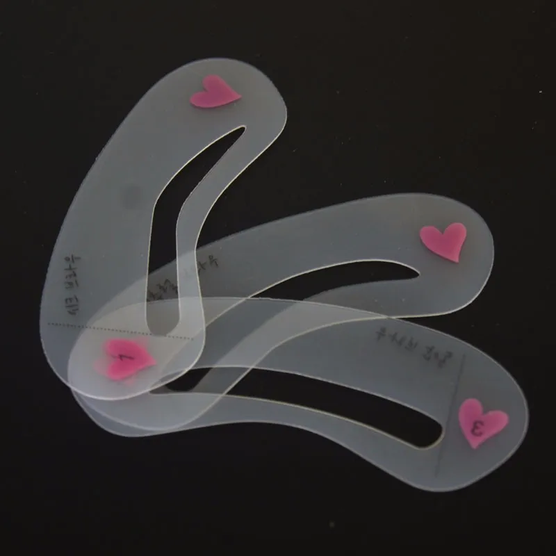 

GOOD Reusable DIY eyebrows card eyebrow stencils grooming shaping template as eyebrow drawing card aid as cosmetic accessories.