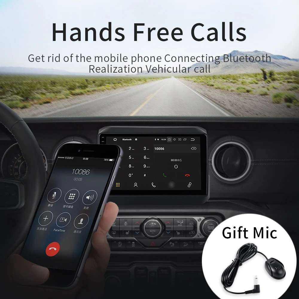 Excellent Dasaita 9" 2.5D IPS Android 9.0 for Jeep Wrangler 2018 Radio Multimedia with Build-in Microphone Navi Support Steering Wheel 4G 4 Excellent Dasaita 9" 2.5D IPS Android 9.0 for Jeep Wrangler 2018 Radio Multimedia with Build-in Microphone Navi Support Steering Wheel 4G 4