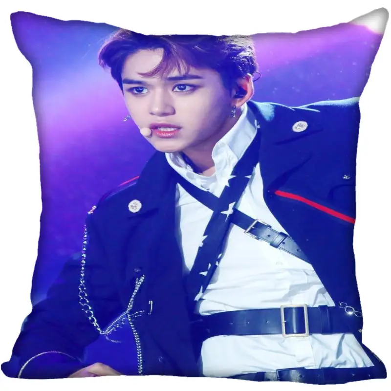 Популярная шелковая квадратная наволочка Fan Xi KPOP NCT Lucas с принтом домашние
