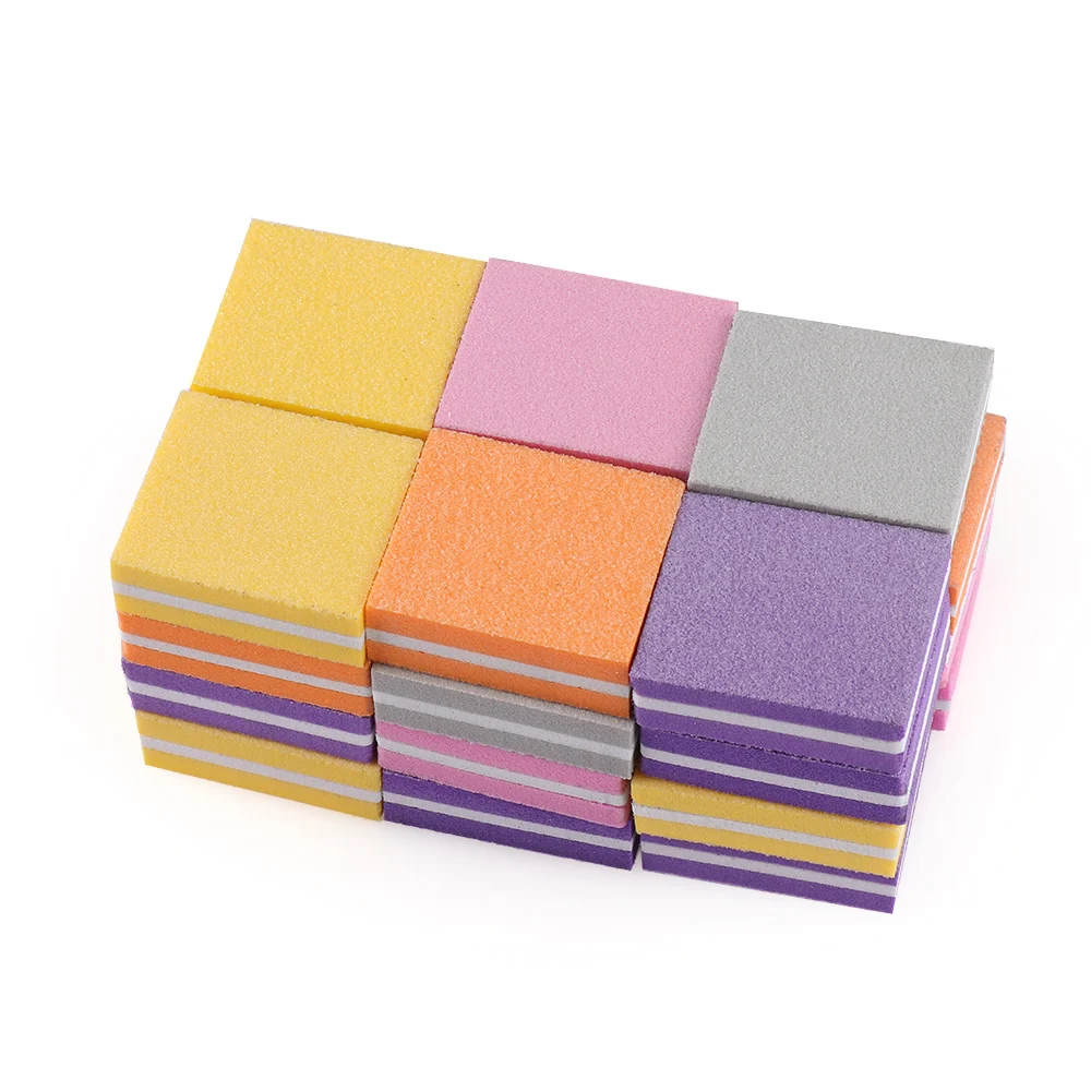 

Mini Nail Polisher Double-sided Colorful Sponge Nail Buffer Sanding Beauty Polishing Block Files Manicure Tool Trimming Kit
