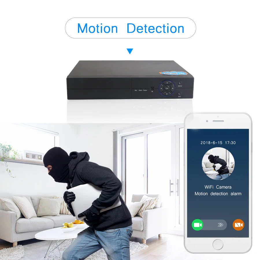 H.264 видеорегистратор AHD TVI CVI IP 5 в 1 1080N 4CH 8CH видеорекордер наблюдения DVR NVR для