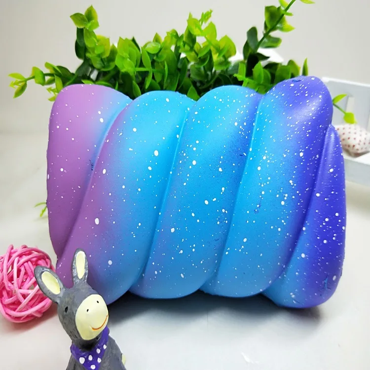 Jumbo Squishy Galaxy Marshmallow супер медленно растущий крем ароматический оригинальный посылка Squeeze Toy