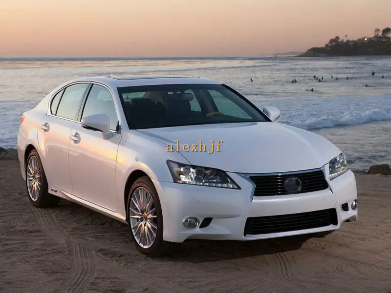 July King светодиодный зеркальный светильник заднего вида s Чехол для Lexus ES GS 2013~ ON; желтые боковые поворотники, ширина светильник DRL, наземный светильник