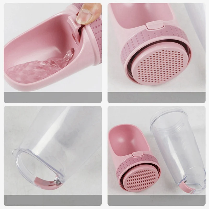 Automatic Portable Pet Dog Drinker Travel Cups Outdoor Outside Feeder 350ML Water Bowl For Dogs Cat Small Large Pet Product