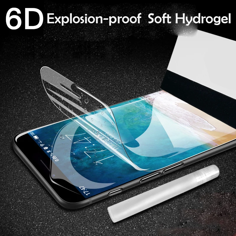 

Soft Full Cover Screen Protector For iPhone 6 6S Plus 7 8 Plus X Hydrogel Film For iPhone 7 8 6 Plus 5 5S SE Film Not Glass