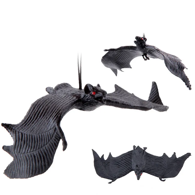 

Halloween Simulation Bats Toy Air Defense Simulation Animal Party Props Bats Pendant Tricky Halloween Decorations