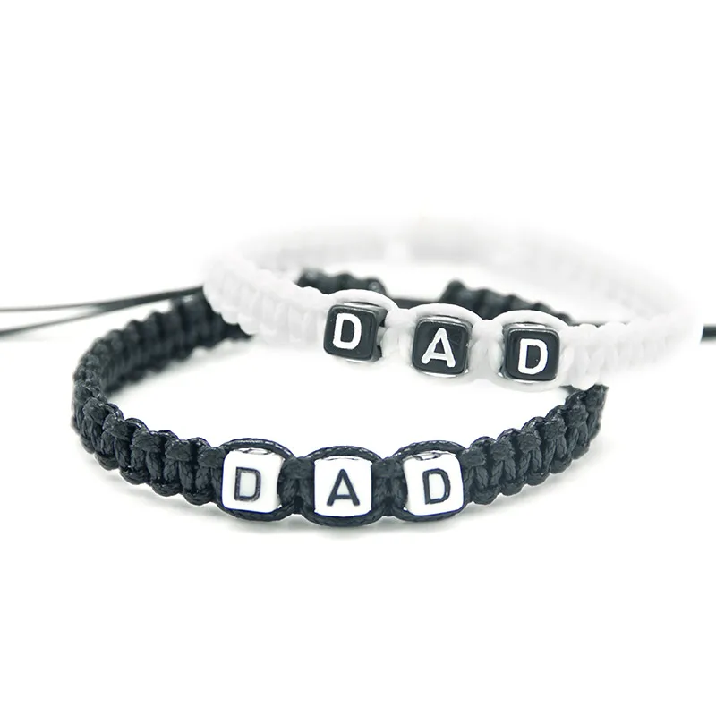 Mum Dad to be pregnancy charm baby shower adjustable bracelet gift