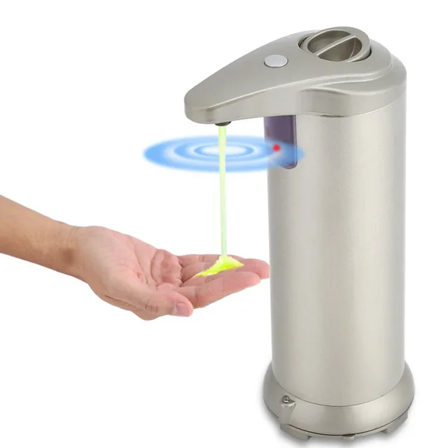 250ml Stainless Steel Automatic Soap Liquid Sanitizer Dispenser 250ml Stainless Steel Automatic Soap Liquid Sanitizer Dispenser Bathroom Touchless Accessories For Hand Wash