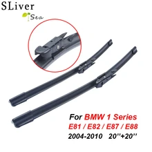 SLIVERYSEA Wipers For BMW 1 Series E81 E82 E87 E88 2004-2010 20''+20'' Rubber Bracketless Windscreen Blade Car Accessories SLIVERYSEA Wipers For BMW 1 Series E81 E82 E87 E88 2004-2010 20''+20'' Rubber Bracketless Windscreen Blade Car Accessories