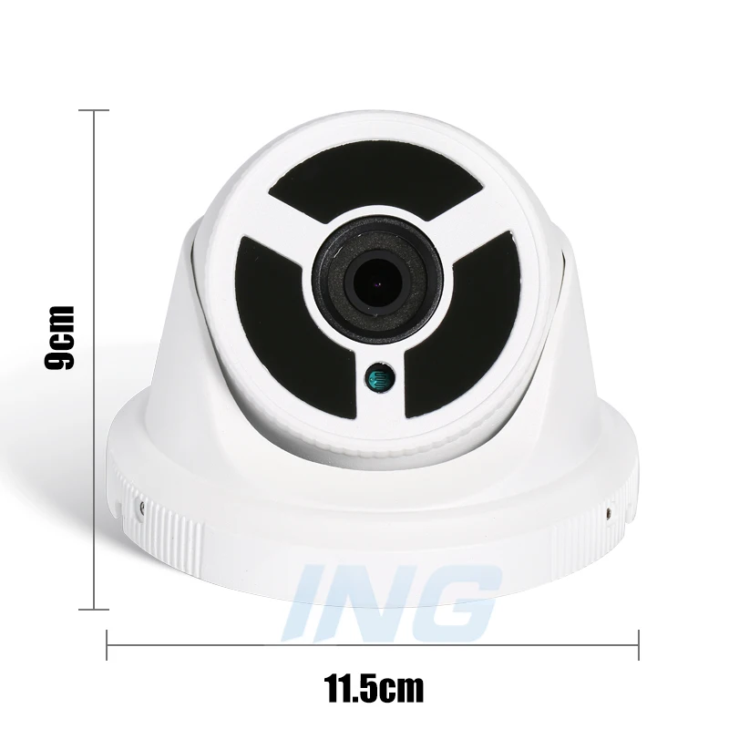Водонепроницаемая стандартная IP камера POE H.265 3 Мп 1296P/1080P наружная