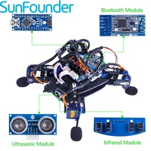 SunFounder Rollflash Bionic Robot Turtle with APP Control Toy Kit for Arduino Obstacle Avoidance Rbotics Kits SunFounder Rollflash Bionic Robot Turtle with APP Control Toy Kit for Arduino Obstacle Avoidance Rbotics Kits