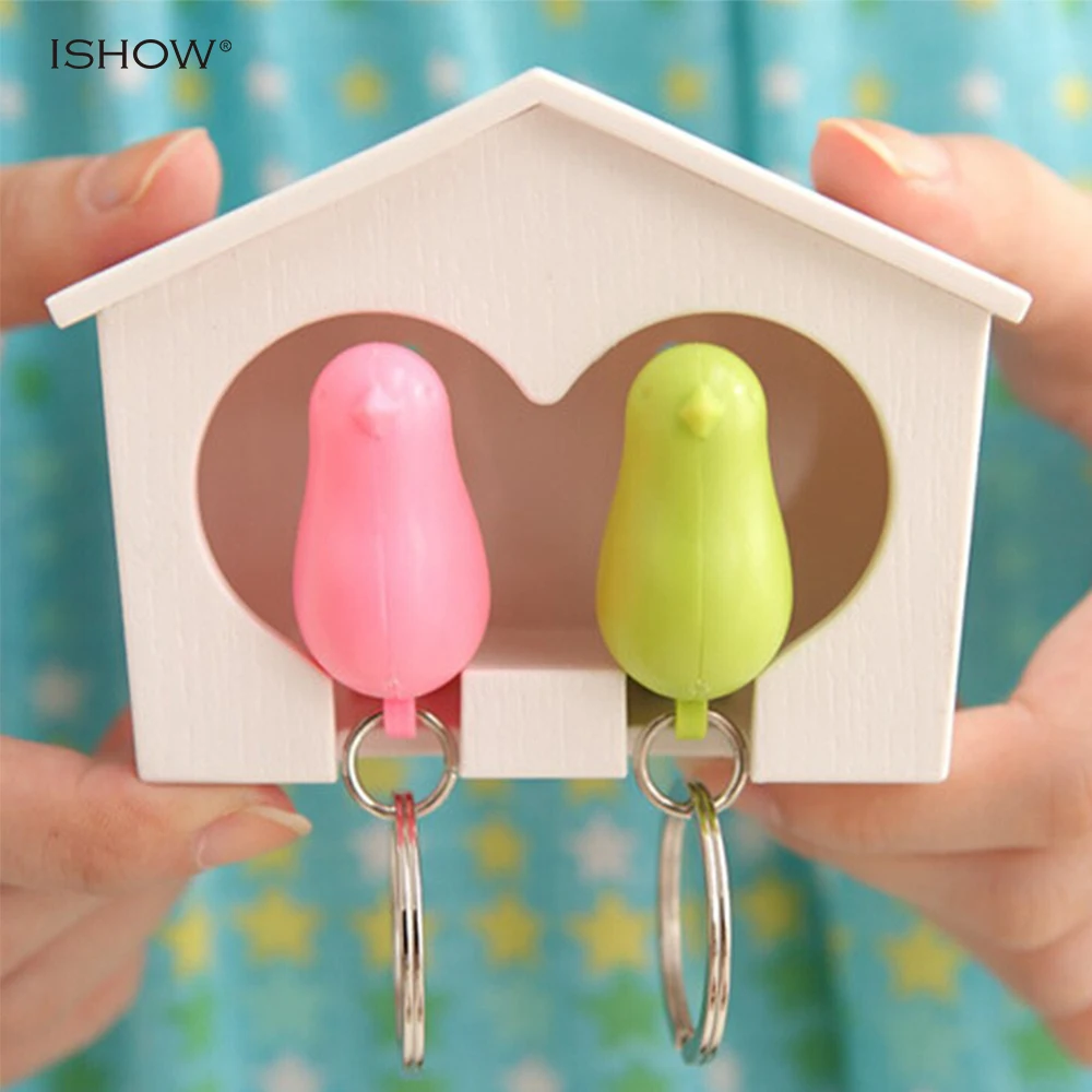 Hot sales jewelry keychain for the keys WhistleBirdHouse couple Key