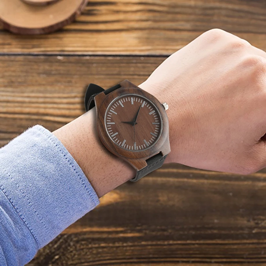  Casual Quartz Mens Watches Bamboo Wristwatch Gift for Women Relogio Feminino Wooden Watches 2018 Men  (13)