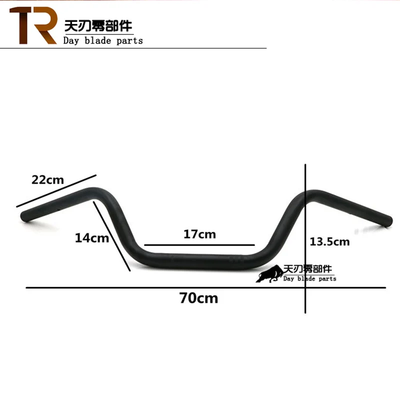 Универсальный 7/8 ''22 мм алюминиевый руль мотоцикла натяжитель Ручка Бар для Guzzi V7 Ретро модификации