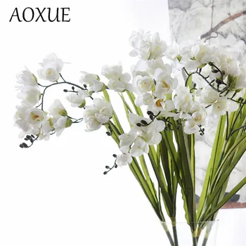 

AOXUE Simulation flower European 3 branches lily of the valley living room landing fake flower home decoration wedding layout