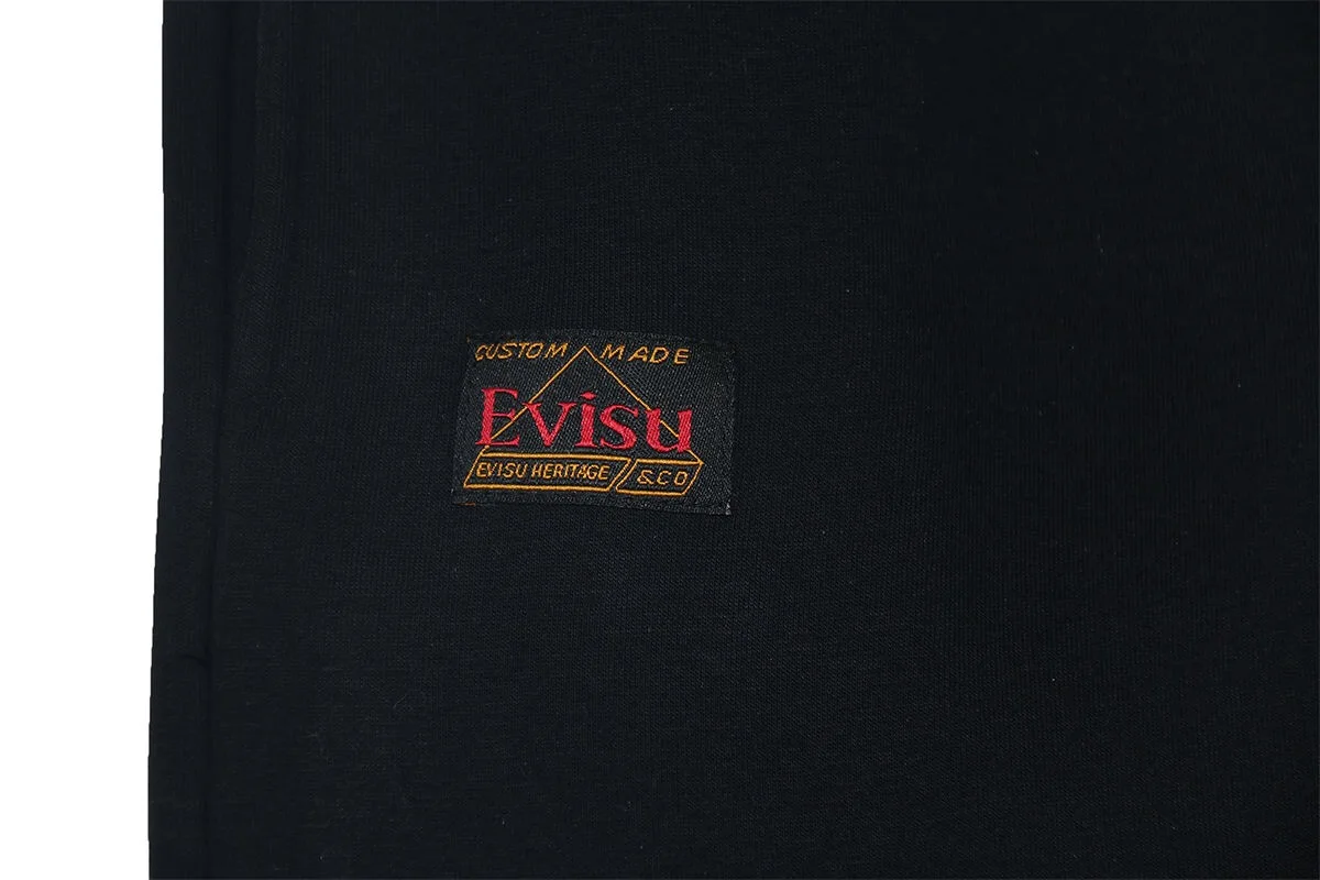 2019 Подлинная Evisu хлопок высокого качества полная печать модные теплые дышащие мужские спортивные брюки Дикие мужские повседневные брюки